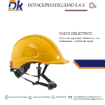 Casco Dieléctrico con Barbuquejo